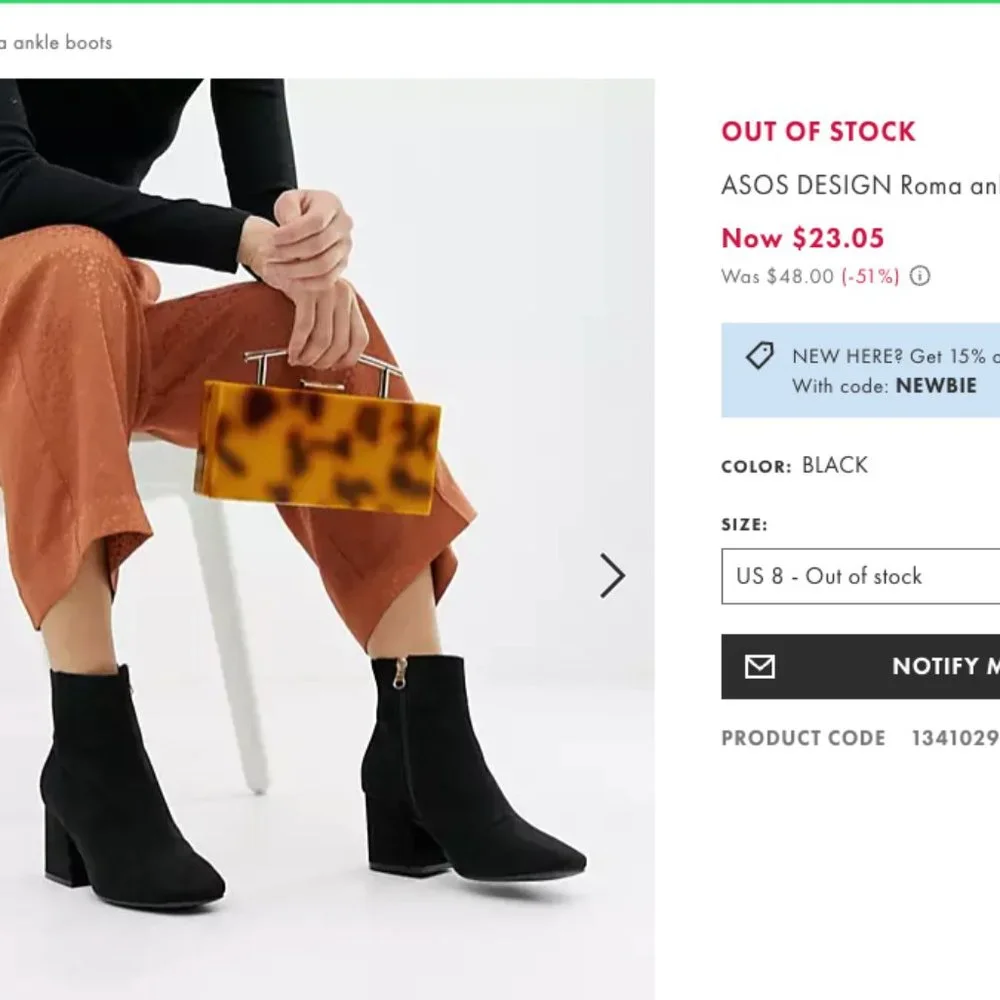 ASOS Design Roma Ankle Boots - Picture 2 of 11